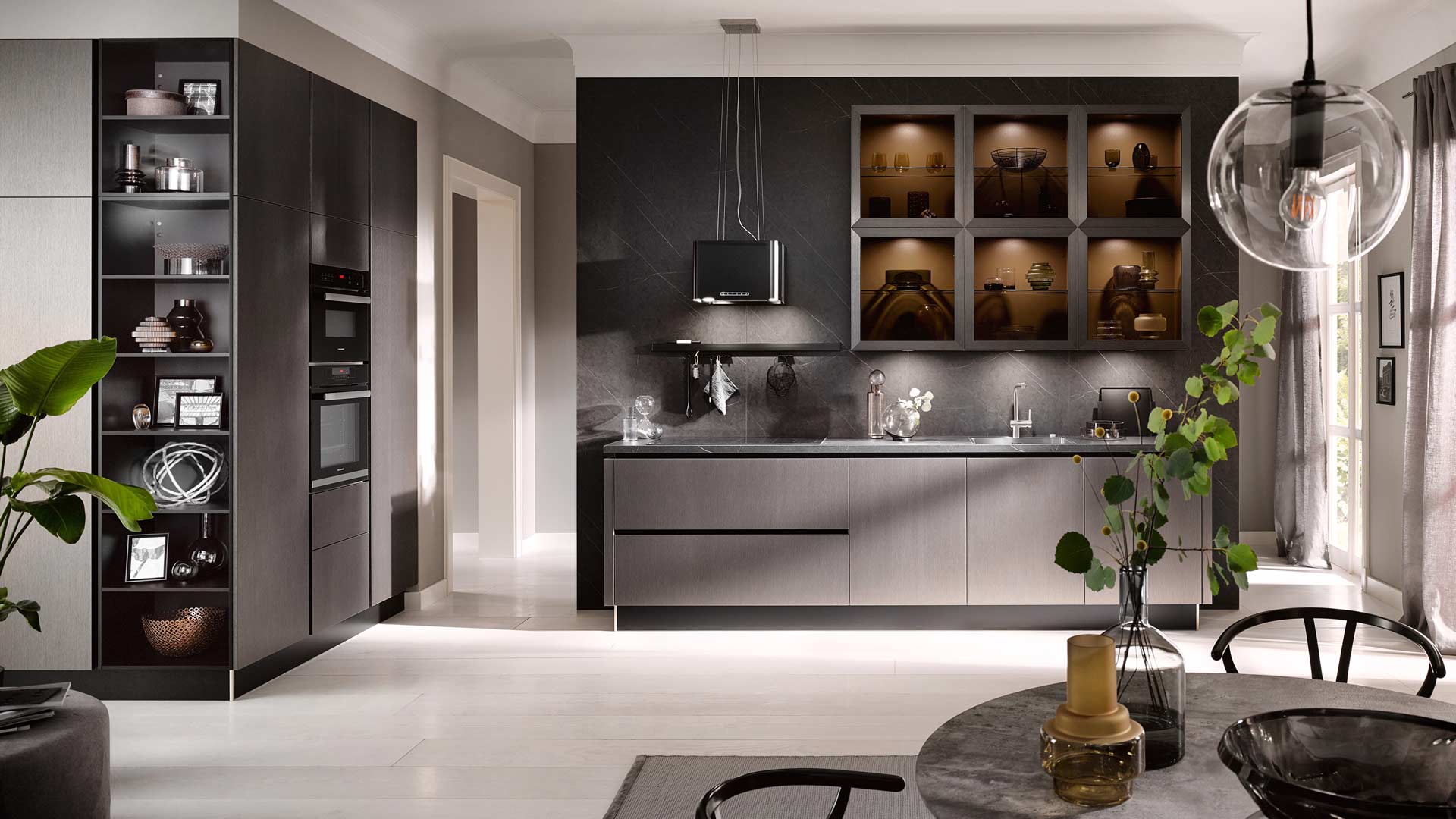 Küchentrends 2020 Häcker Metallic Optik und Haptik im Miele Center P & R